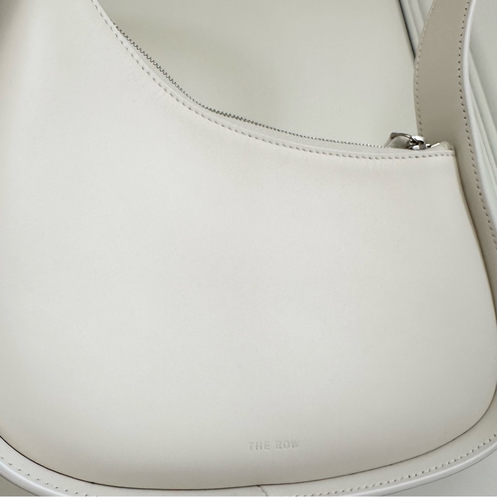 The Row Half Moon Leather Shoulder Bag - Picture 4 of 16